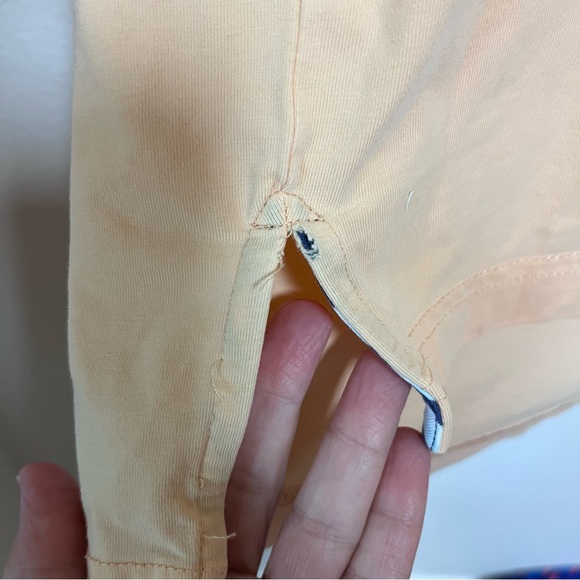 Peter Millar XL BallyBunion Golf Polo Shirt Men’s Peach Cotton/ Elastane *READ* - Picture 7 of 8